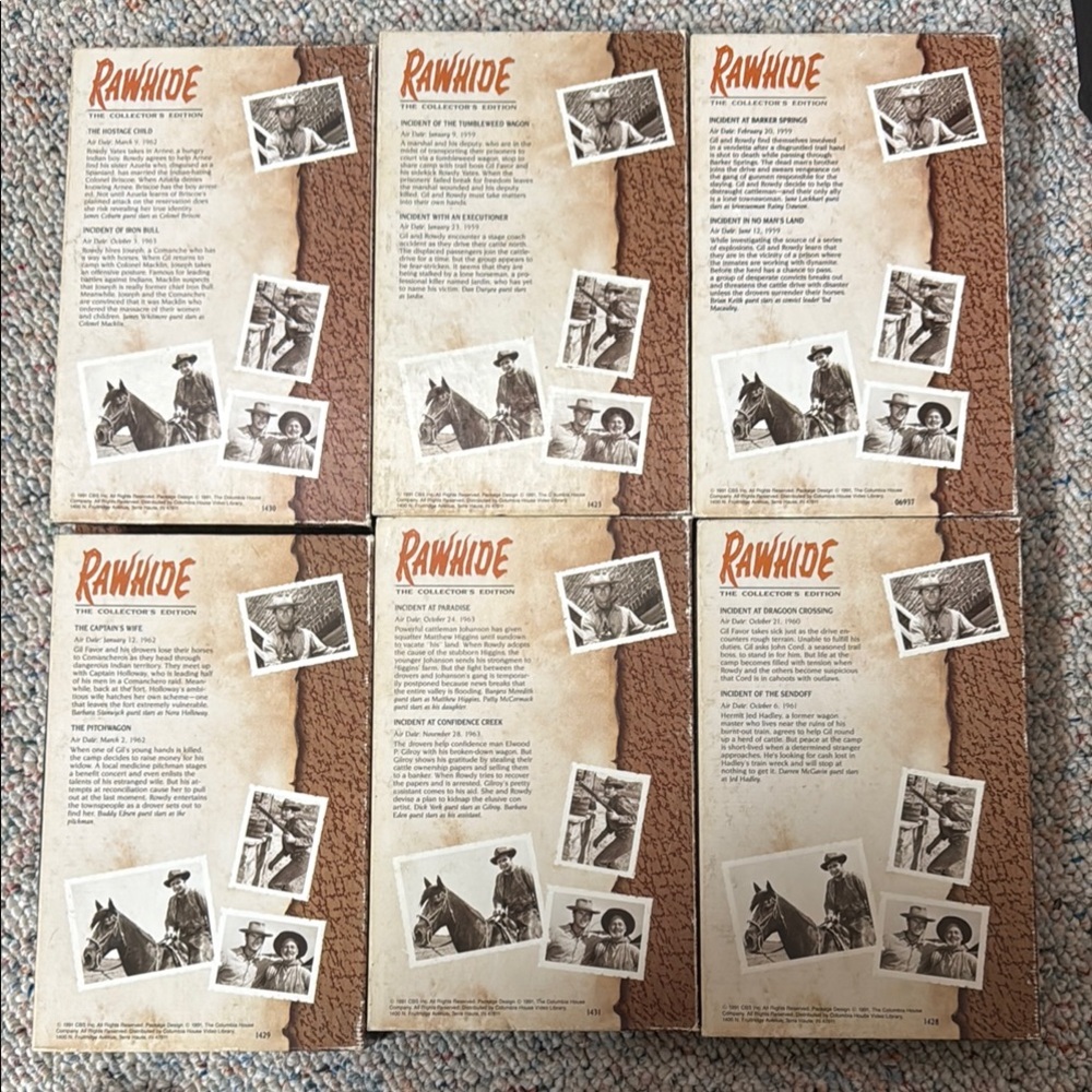 Rawhide VHS Collection - Picture 2 of 2